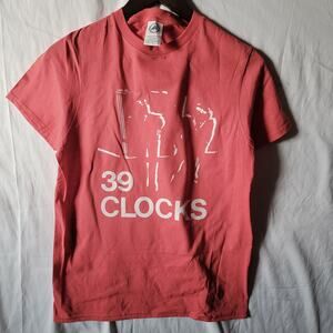 39 Clocks   band   t shirt size   small red